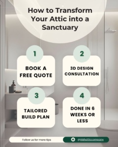 Steps to transform an attic into a peaceful sanctuary with design and build plan